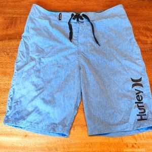 Hurley Boardshorts- Light Blue Boys size 14/27